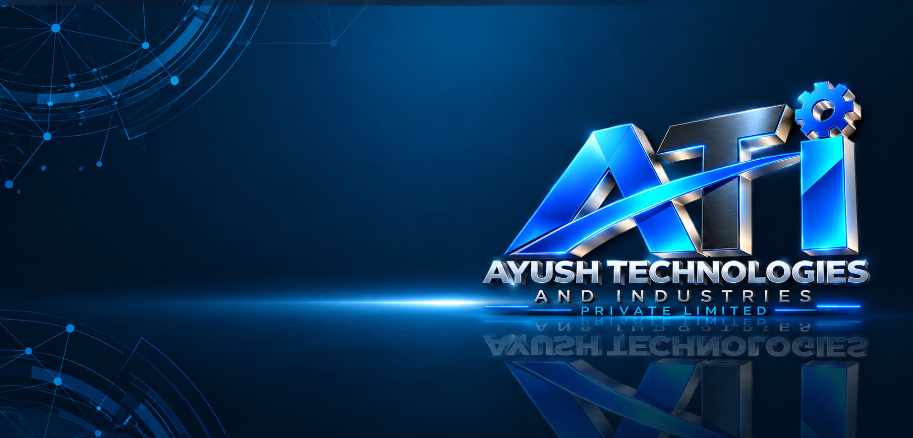 Ayush Technologies & Industries branded backdrop